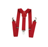 Children Y-Shaped Suspender with a Solid Back and Straps