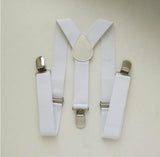 Children Y-Shaped Suspender with a Solid Back and Straps