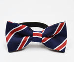 America - Striped Bow Tie for Children