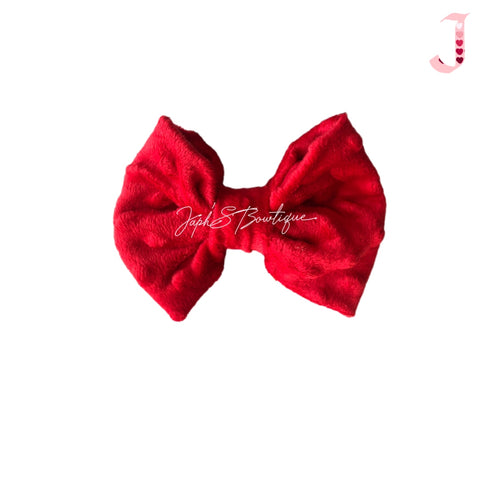 Comfortable Red Hairbows Clip